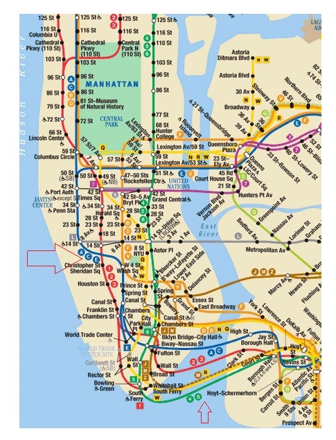 O Metrô de Nova York - Gisa na Disney